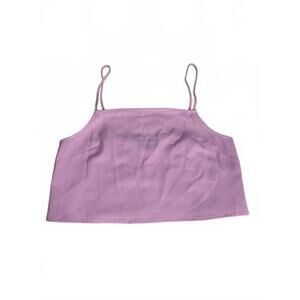 Topshop Petite Lilac Crop Top - Size 4